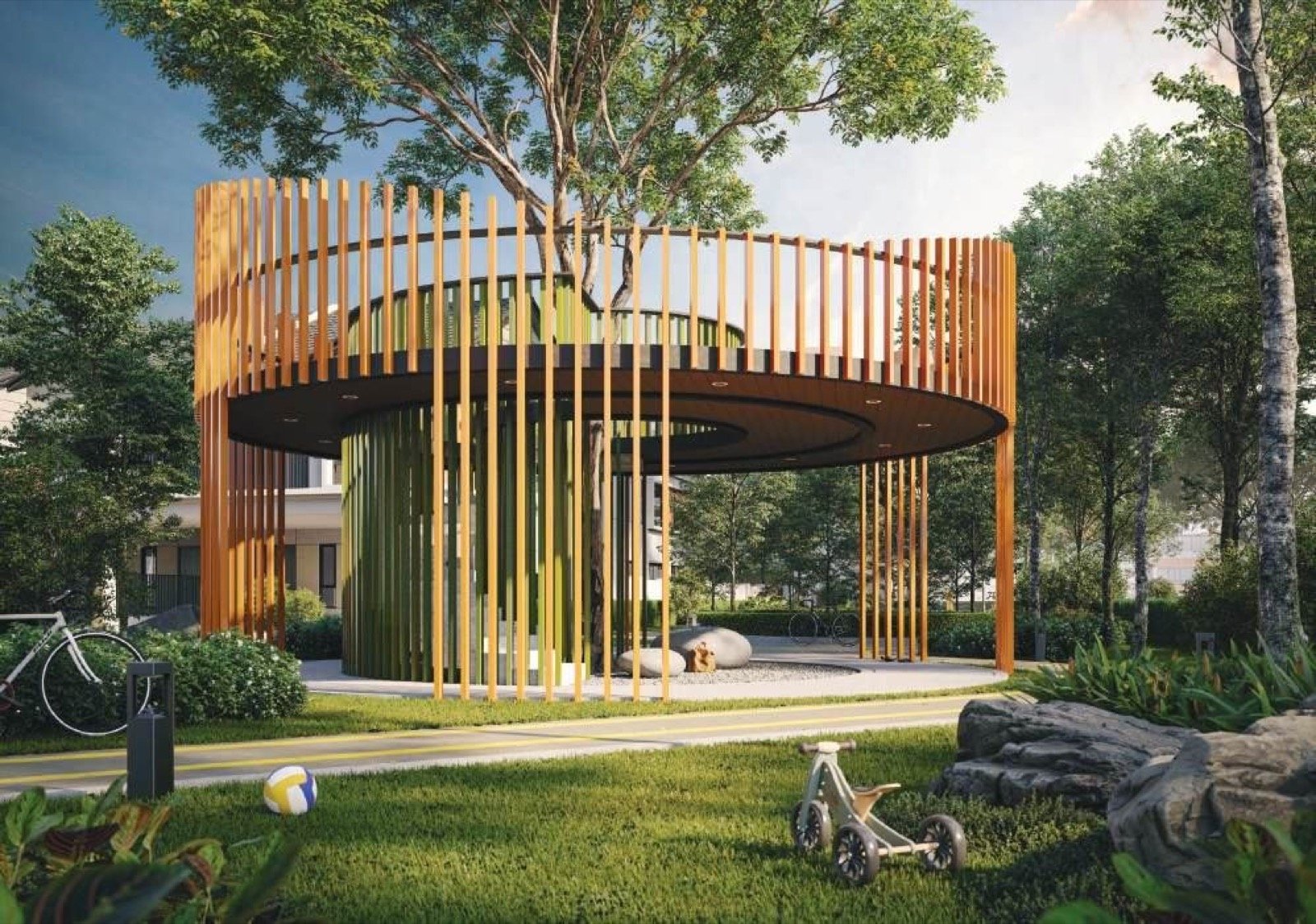 Viewing Deck Pavilion at Embun Hills, artist's impression